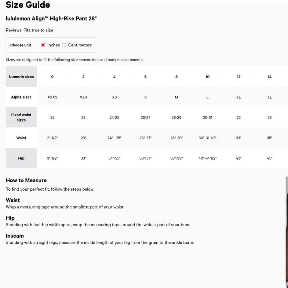 Like New lululemon Align™ High-Rise Pant 28" in Urban Block Ice - Picture 5 of 5